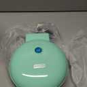 Dash Express Mini Donut Maker - Homemade Dessert Maker - Features Double-Sided, Non-Stick Surface & Space-Saving Design - Makes 7 - Aqua