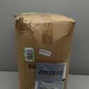 Bedfolks Calming Donut Dog Bed, 36 Inches Round Fluffy for Large Dogs, Anti-Anxiety Plush, Machine Washable (Dark Grey, Large)