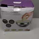 Mixing Bowls with Lids Set, 6 PCS Stainless Steel Mixing Bowls with 3 Grater Attachments, Kitchen Food Storage Organizers Nesting Mixing Bowl, Large Size 4.5, 3.5, 2.1, 1.5, 1.1, 0.7QT (Khaki)