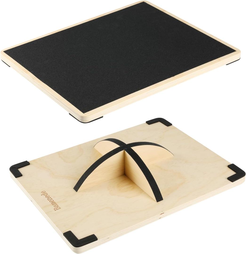 Professional Wooden Balance Board for Adults-Anti-Slip 350LBS Wobble Board for Physical Therapy, Standing Desk, Core Strength-Rocker Board,Balancing Board (360 Degree Rotation)