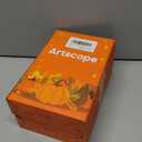 Artscope Fall Decorative Throw Pillow Covers 18x18 Inch Set of 4, Happy Fall Pumpkin Truck Thankful Grateful Blessed Outdoor Farmhouse Pillow Cases for Home Sofa Couch-Orange Beige