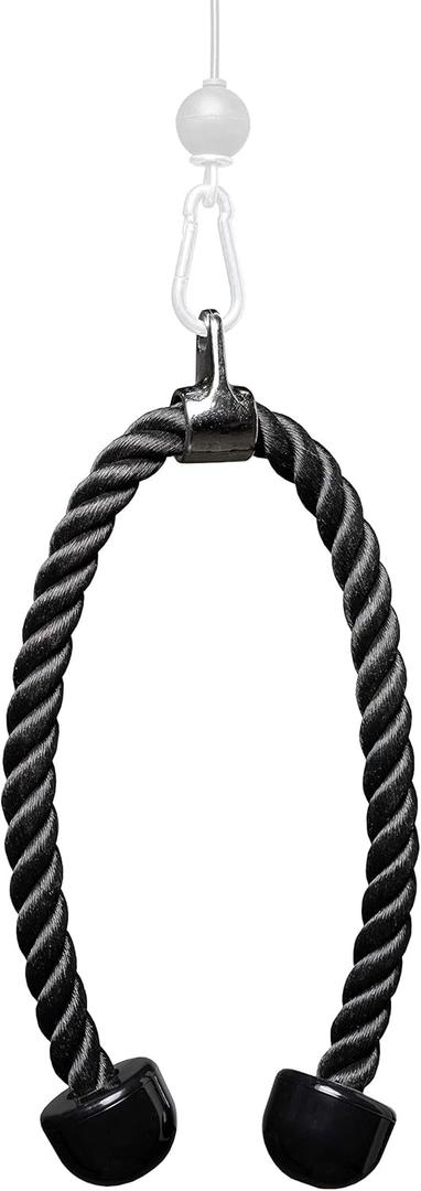 REP Fitness LAT Pulldown and Low Row Cable Machine Attachments and Functional Trainer Attachments  Curl Bar, D-Handle, Ankle Cuff, Tricep Rope, Sports Handle, Straight Bar, Row, Chinning Triangle