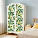 SOMWISE Frosted Glass Window Privacy Film with Tools, Heat Blocking, Anti-UV, Anti-Glare, Static Cling, Decor for Home Bathroom Door, Renter Friendly, Removable, Reusable, Yellow 23.5Inchx78.5Inch