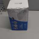 5 STARS UNITED Knee Pillow for Back Sleeping  Memory Foam Cushion for Sciatica Pain Relief  Under Leg Support for Sleeping on Back  Half Moon Bolster for Bed, White (Standard)