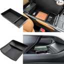 (2Pack) for 2026 Lexus ES 350e/500e/350h Center Console Organizer
for Lexus ES (Armrest+Lower), Durable ABS Plastic &Anti-Slip Rubber Console Tray Insert 2026 ES 350e/500e/350h Accessories