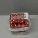 160 Pcs Christmas Balls Ornaments for Xmas Tree - Shatterproof Christmas Tree Decorations Small Hanging Ball 1.18" X 160 Pack (Red)