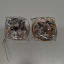 2 Pack Nativity Scene Ornaments - 3.15'' Diameter & Gifts Boxed Keepsake | Christmas Tree Nativity Scene Hanging Ornaments, The Birth of Jesus Decor, Religious Gifts for Christian & Family