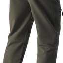 Men's Lightweight Hiking Pants Quick-Dry Waterproof Outdoor Cargo Pants with Stretchable Waist (Gray, XXL)