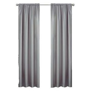 Ivilon Drapery Treatment Window Curtain Rod - Square Design 1 1/8 Rod. 48 to 86 Inch. Satin Nickel