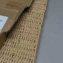 13x13x13 Inch Wicker Storage Basket Set of 2, FAAYUCK Handwoven Storage Cube Bins with Handle for Shelves, Foldable Wicker Organizer Basket for Bedroom, Laundry, Livingroom