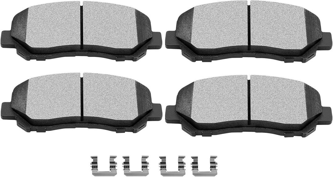 SCITOO Ceramic Brake Pads, 4pcs Front Brake Pads Brakes Kits fit for 2015-2016 for Chrysler 200,2013-2016 for Dodge Dart