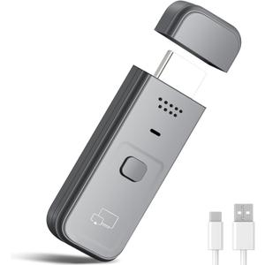 Wireless HDMI Display Dongle Adapter 2025, 1080P Plug & Play HDMI Extender Wireless Receiver for Smartphone/PC/Laptop to TV/Monitor/Projector, HD Streaming Video/Audio/File, Airplay & Miracast (Gray)