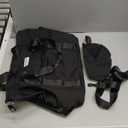 Expandable Travel Duffle Bags Weekender Overnight Bags for Women Men Hospital Bag for Women Labor Delivery with Toiletry Bag Waterproof (Large, Black)