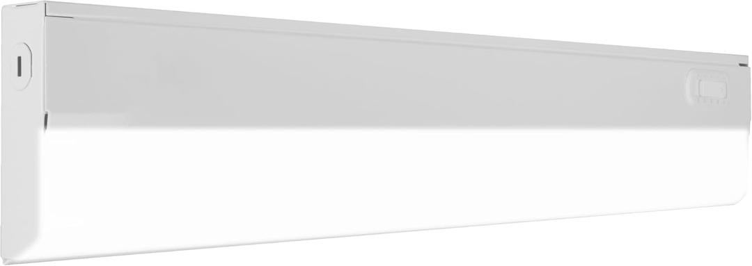 18 LED Direct Wire Under Cabinet Light - Dimmable Undercounter LED Lights for Kitchen - Selectable CCT 2700K-5000K, 612-648 Lumens, 9W - UCB Series Hardwired Under Cabinet Lighting by NICOR Lighting