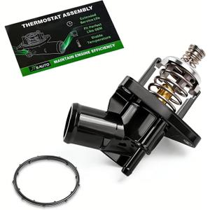 Upgraded Silverado/Sierra Engine Coolant Thermostat Housing Assembly Compatible with 2014-2018 Silverado 1500 | 2014-2019 Sierra | 2015-2020 Yukon | 2015-2020 Suburban/Tahoe & More, Replaces 15-11125