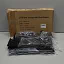 Under Bed Storage Containers with Wheels, Under Bed Shoe Storage Organizer Drawer, Tool-free Assembly Metal Storage Containers for Bedroom Clothes Shoes Blankets -2PCK (2 Pack(15.723.6"), Black)