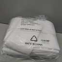 Bailarina Cloth Napkins Set of 120, 17x17 inches Dinner Napkins Cloth Washable, Polyester Square Table Cloth Napkin Bulk with Hemmed Edges Ideal for Banquets, Parties and Weddings-White