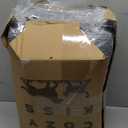 COZY KISS Dog Stairs for Small Dogs 19.7" H, Curved Dog Step for Puppy, Older or Cat, Medium Pet Ramp for Sofa, Couch or Bed, Ladder with High Density Foam, 4 Step, 15.7x28.3x19.7 inch, Grey