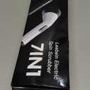 Leebein Electric Spin Scrubber, Cordless Cleaning Brush for Bathroom Shower Tub, IPX7 Waterproof Power Scrubber with 7 Brush Heads, Extendable Long Handle and 2 Speeds Scrubber for Bathtub Floor (Black)