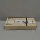 Bamboo Handle Silverware Set, 24-Piece Flatware Set for 6, Stainless Steel Cutlery Eating Utensils Include Forks Spoons and Knives for Daily Use and Party, Reusable and Modern Design