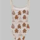 SOLY HUX Women's Cute Graphic Cami Bodysuits Sleeveless Fitted Leotard Holiday Going Out Tops