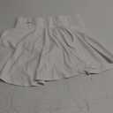 baleaf Women's Tennis Skirts High Waisted Tummy Control Pleated Athletic Golf Skorts Skirts for Running White S/M
