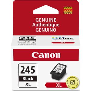 Canon PG-245 XL Genuine Black Ink Cartridge, Compatible with iP2820, MG2420/2924/2920/3020/2522/2525, MX492, TS3120/302/302a/202/202a/4520/3320