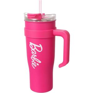 MINISO Barbie Water Bottle, Barbie Tumbler Steel Cup with Handle and Straw, Barbie Cup for Gym, Hiking Travel (1600mL) - Fashionable and Functional Drinkware