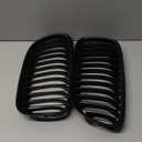 Compatible with 06-10 E92 2D Coupe 07-10 E93 Convertible 3-Series M3 E92 E93 Front Hood Kidney Grille Grill (LR, Matte Black)