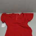 Machico 2026 Women's Sexy V Neck Ruffle Sleeve Faux Wrap Ruched Bodycon Sheath Cocktail Party Work Dress, L