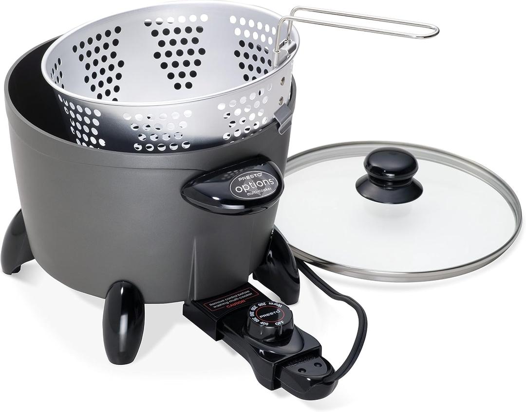 Presto 06003 Options Electric Multi-Cooker, Steamer