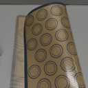 HOOMIL Macaron Silicone Baking Mats, Non-Stick, Reusable, Food Safe, Commercial Half Sheet Size Silicone Mat, Pack of 2, 18" x 13" (Brown+Gray)