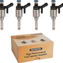 06L906036AD GDI 2.0L Turbo Fuel Injectors,Compatible with/Audi 2.0 A4 A5 A6 Q3 Q5 2016-2020,Compatible with/VW 2.0T Golf Gti Jetta 2014-2018 |6 Holes| |Set of 4|