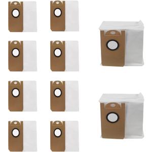 Dust Bags Replacement For Laresar L6 Pro / L6 nex/Viomi s9 ：10 Pack Durable and Efficient Cleaner for Pet Hair, Dirt, and Debris on All Floor Surfaces