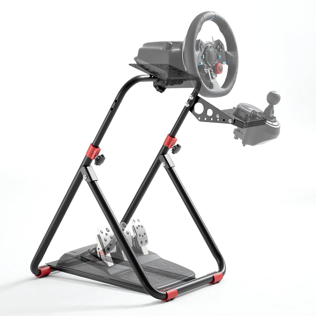 RACGTING Racing Wheel Stand for Logitech G29 G920 G923 G27 G25,Quick Assembly Steering Wheel Stand for Thrustmaster T248X T248 T300RS T150 458 TX PS4 PS5 Xbox
