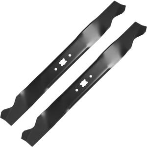 Cluparis 942-0741A 2 Pack Lawn Mower Mulching Blade 21 Inch Cutting Decks, Compatible with MTD/Cub Cadet/Troy-Bilt Replaces 742-04100, 742-0741, 742-0741A, 942-0741