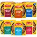 Tasty Bite Bowls Variety, Pack of 6, Mexican Protein, Mediterranean Protein, Indian Protein, Chickpea Biryani, Smoky Paneer Biryani, Vegetable Biryani BBD 01/31/2026