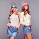 6 Pieces Multi-Color Unisex Beanies Cap Cuffed Beanie Cap Comfortable Warm Cold-Proof Knitted Hat