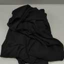 heipeiwa Women's Chiffon Dress Beach Wide Leg Palazzo Pants Elastic Waist Trouser, Medium Short