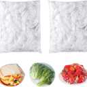 Homelove 200pcs Plastic Bowl Covers Food Cover Dish Covers, Reusable Elastic Stretch Fresh Keeping Bags, Kitchen Dining Plate Bread Proofing Food Storage Covers, Universal Kitchen Plastic Wrap