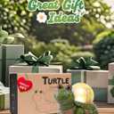 Nacome Solar Turtle Garden Statue Lights: Outdoor Figurine with Glass Ball Lighting Decorations Lawn Ornaments Porch Patio Balcony Yard - Birthday Gifts for Mom Grandma Women(Green)