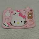 Cartoon Case for Samsung Galaxy Tab A7 Lite 8.7" 2021MONEHOYSY Cute Soft Silicone Kickstand [Drop Proof,Shock Proof,Anti Slip] Back Stand Cover Case for Kids Children Teens Girls Boys (Kitty-1)