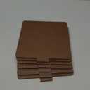 Touri Pottery Bats Set for Pottery Wheel - 6 Pack 7 Square Inner Bats Only, Ceramic Tools for Pottery Making, Brown