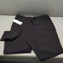 CRZ YOGA Casual Golf Pants for Men - 32" Water Resistant Lightweight Work Dress Trousers with Zipper Pockets (34, Black)