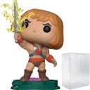 POP Funko Fusion: Masters of The Universe - He-Man Vinyl Figure (Bundled with Compatible Box Protector Case), Multicolor, 3.75 inches
