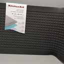 KitchenAid Gourmet Series Kitchen Comfort Gel Mat, Solid Basketweave, Matte Grey, 20"x39"