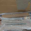 Folding Adirondack Chair, HDPE All-Weather Fire Pit Chairs, Plastic Adirondack Chairs with 2 Cup Holder, Outdoor Lawn Chair for Patio Garden (Teak)