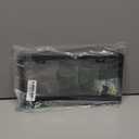 Carbon Fiber License Plate Frame- Black Aluminum Auto Car Tag Cover, 2 Pack Heavy Duty Holder for US Front and Rear Plate, with Mounting Hardware Kit- Screws Bolts, Inserts, Caps, Rattle Proof Pads