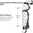 Baseball Softball Catcher Leg Guards Shin Guards for Youth Adult