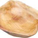Carved Wood Fruit Serving Bowl Decorative Root Carved Snack Tray for Home Kitchen Living Dining Lightweight Wooden Salad Candy Dish Natural Irregular Shape